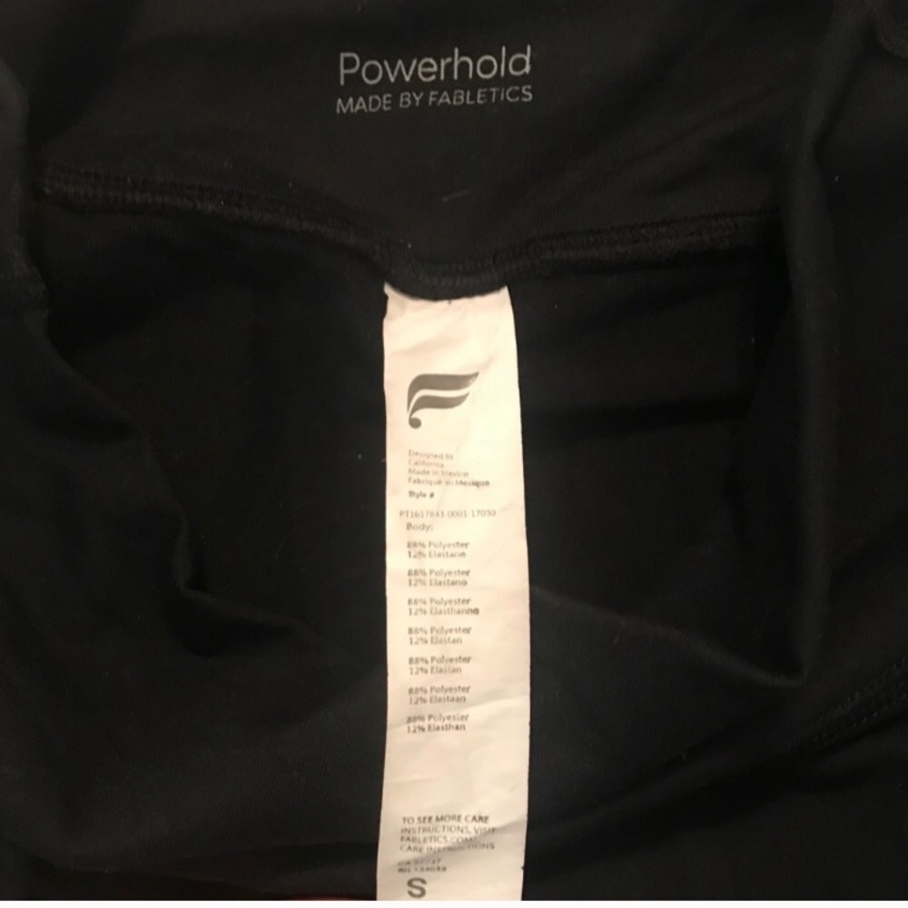 Black Fabletics Leggings